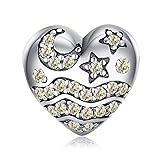 JewelryPalace 925 Sterling Silver Champagne Cubic