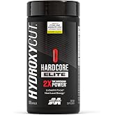 Hydroxycut Hardcore Elite, Rapid Release Capsules, 100 Count | Energy and Metabolism Support Supplement for Men and Women, 270 mg Caffeine Anhydrous and 200 mg Green Coffee Extract