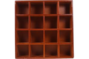 OSOLADY Vintage Wooden Wall-Mounted Storage Shelves Cubby Box for Home Decor Floating Display Organizer for