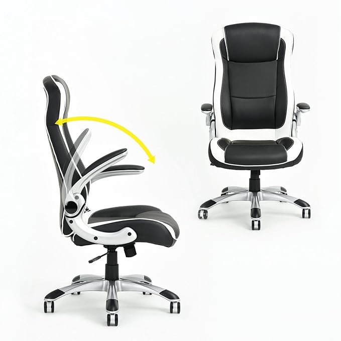 House In A Box Boss Office Chair With Adjustable Arm And