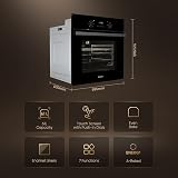 Hisense Built-in 61L Electric Single Oven with LED Display 7 Functions view 2