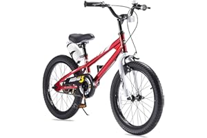 RoyalBaby Kids Bike EZ Balance to Pedal Dual Handbrake Toddlers Boys Girls Bicycle 12-20 Inch for Age 3-10 Years