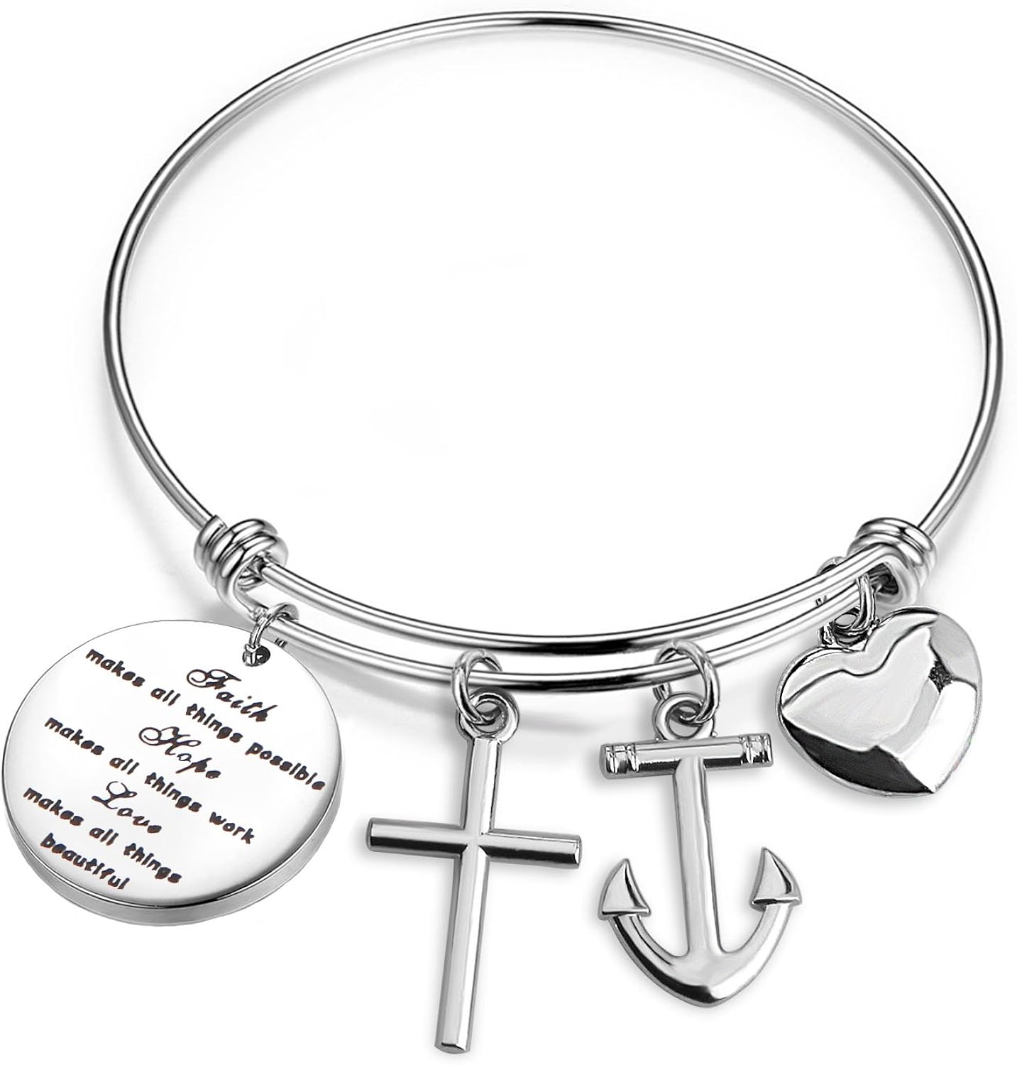 Faith hope love bracelet Clearance