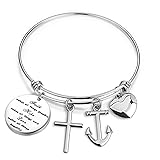 WUSUANED Faith Hope Love Bracelet Christian