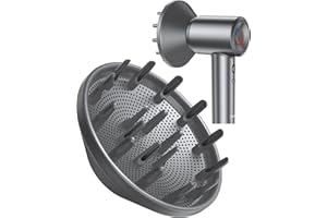 Tailulu HF03 Hair Dryer Magnetic Hair Diffuser Attachment - Professional Blow Dryer Diffuser for Curly Hair, Deep Bowl Design to Enhance Curls Definition（Compatible only with Tailulu HF03 hair dryer）