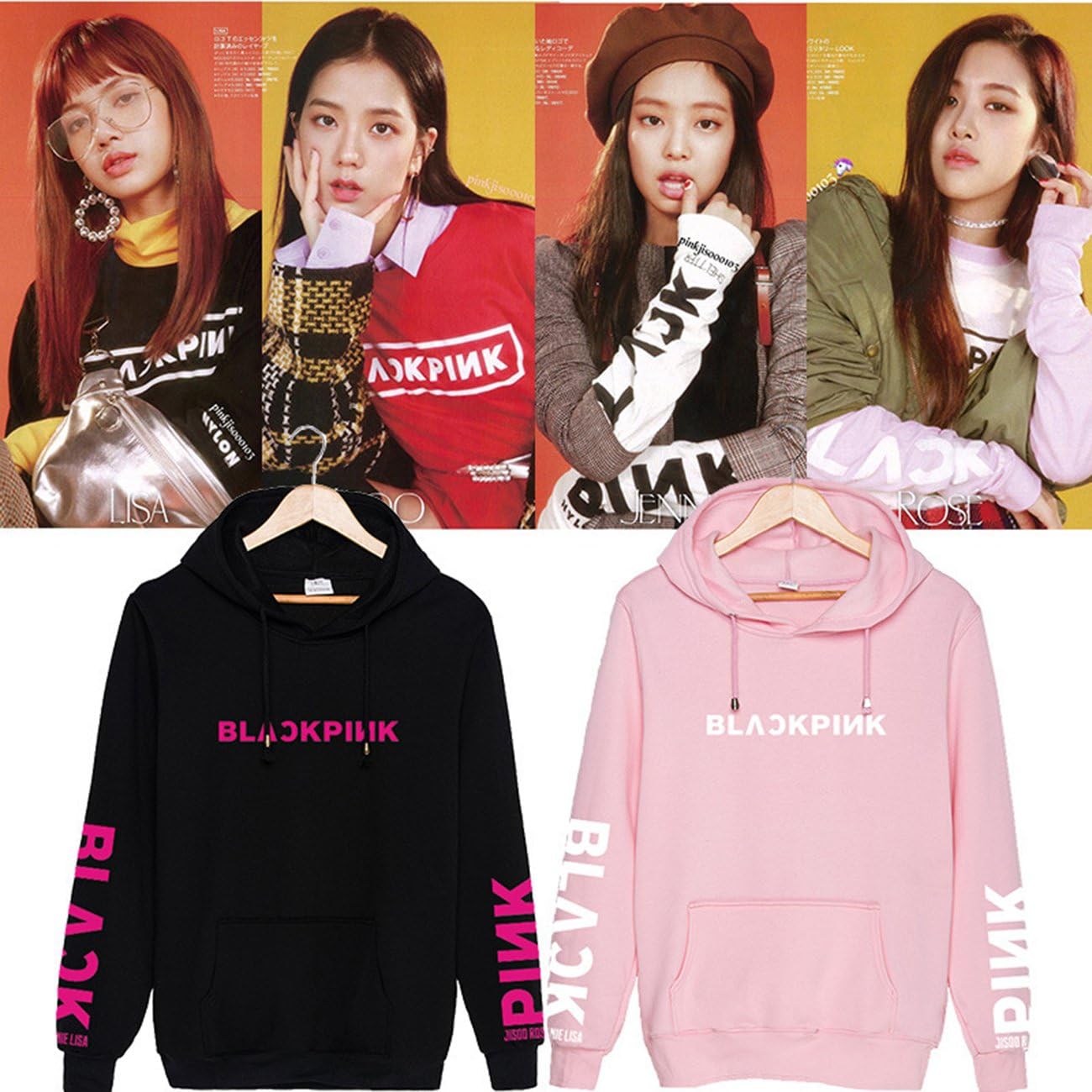moletom blackpink rosé