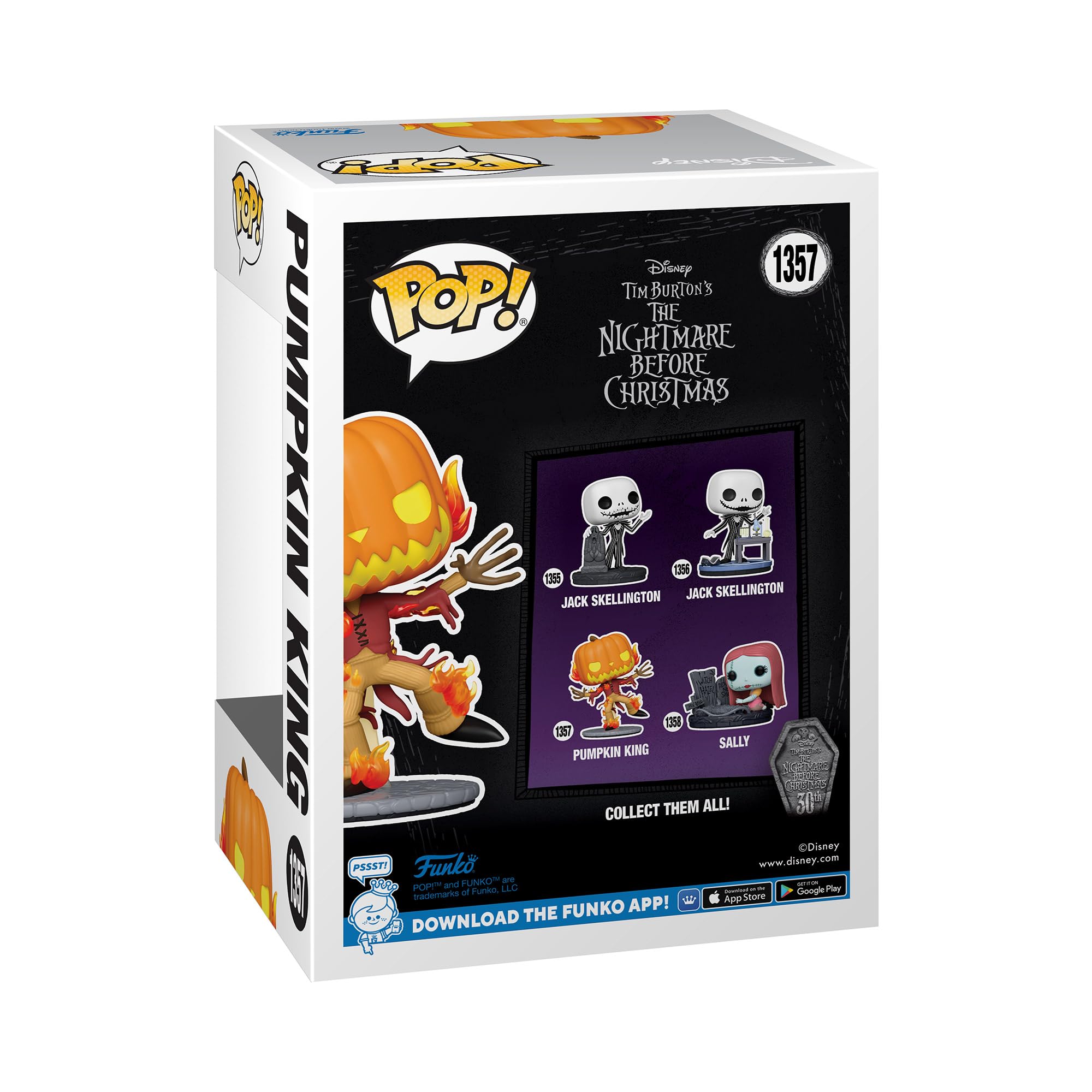 Funko POP! Disney: The Nightmare Before Christmas 30th - PUM Packin Kingpkin King - Collectable Vinyl Figure - Gift Idea - Official Merchandise - for Kids & Adults - Movies Fans