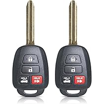 Amazon.com: Key Fob Remote Replacement Fits for Toyota Corolla ...