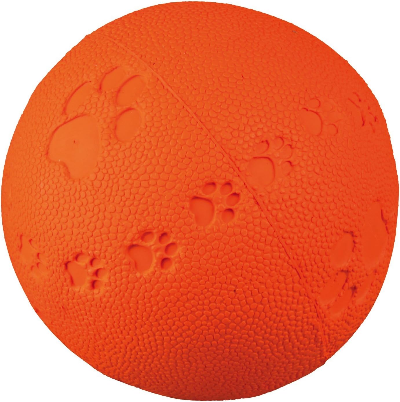 Trixie Toy Paw Print Ball, 6 cm, Assorted Color, 1 Piece, ø 6 cm