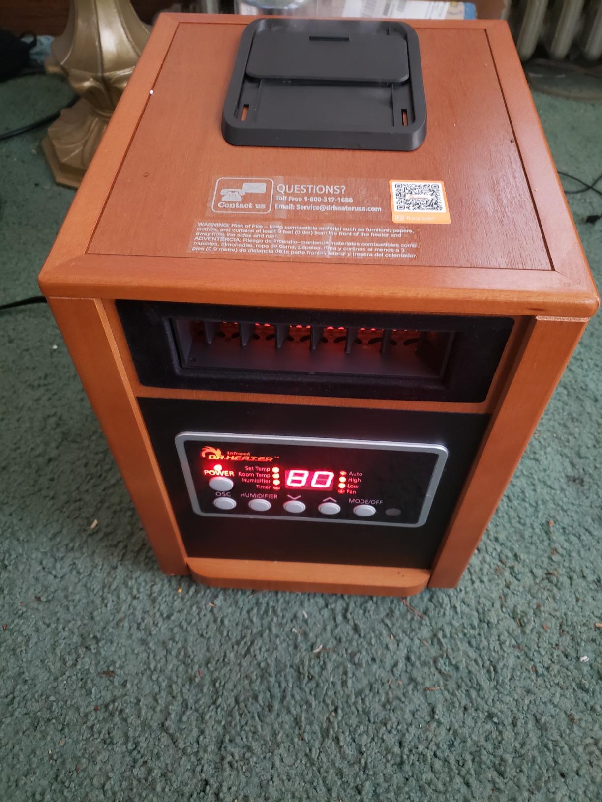 24/mo Finance Dr Infrared Heater DR998, 1500W, Advanced Dual Heating