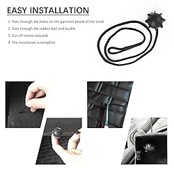 Car Rear Trunk Storage Tray String Strap