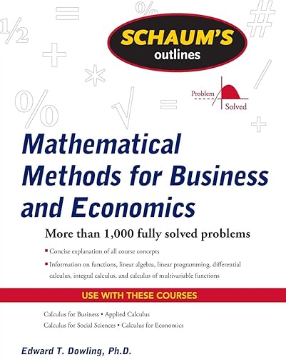 Download Schaum's Outline of Mathematical Methods for Business and Economics PDF