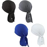 Cooling Helmet Liners - Do Rag Skull Caps for Men - Cooling Head Wraps, Hard Hat Liner - Motorcycle Pirate Bandana