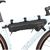 abamita Bike Frame Bag Bike Triangle Bag Bicycle Pouch Under Tube Bag 2.4L with Dual Side Mesh Pockets for MTB Road Bike Cycling Commuting and Outdoor Adventures