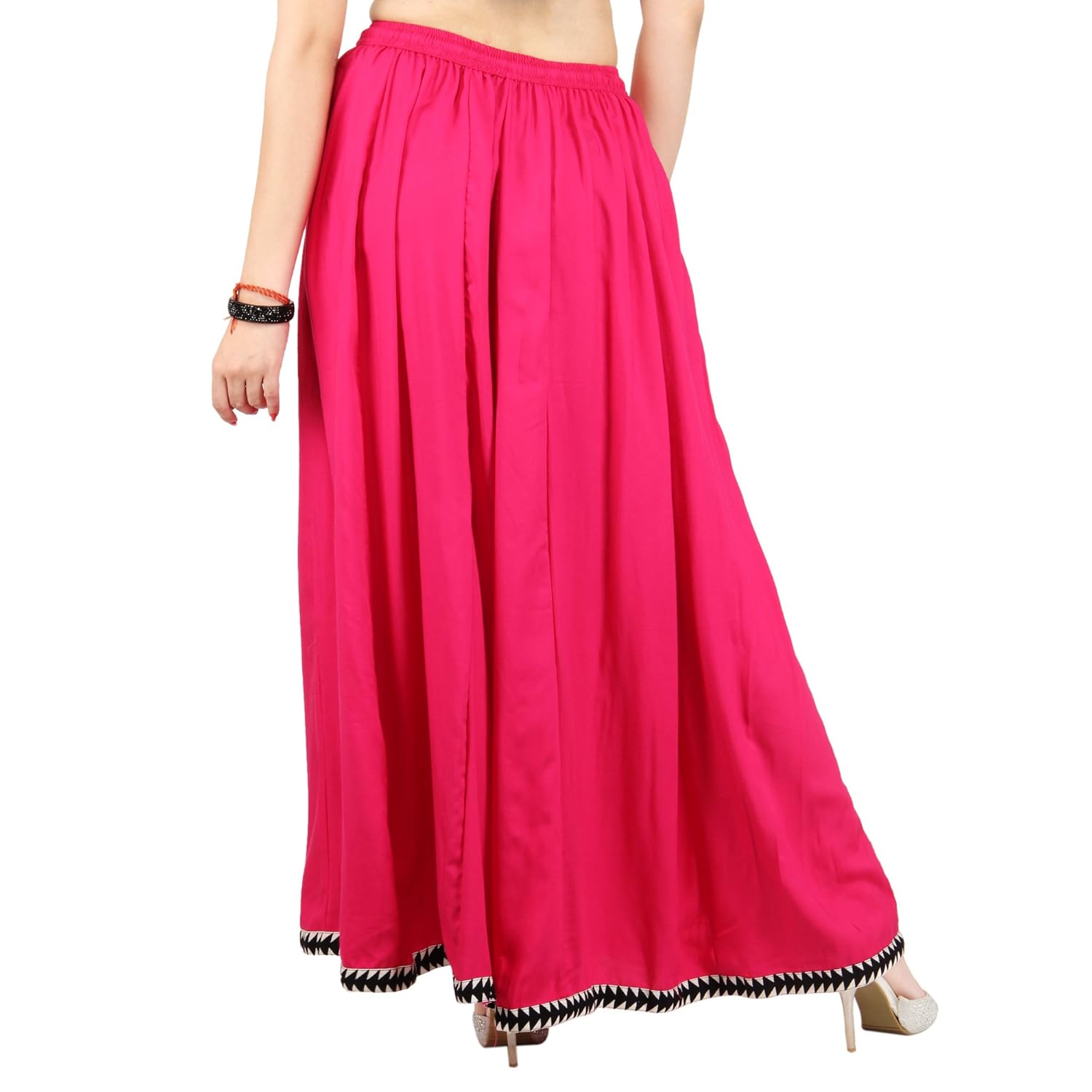 khazana basics women's rayon palazzo pants