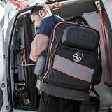Klein Tools Electrician Backpack 25 Pockets Laptop Compartment Tradesman Pro view 2