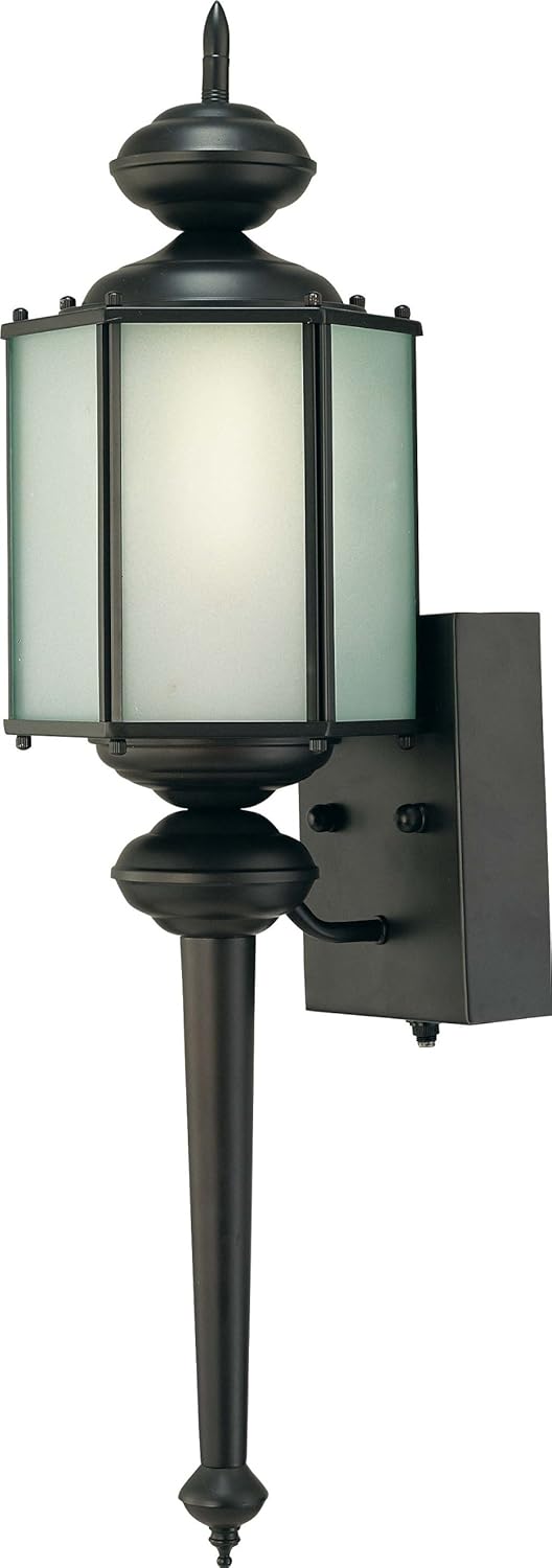 high end outdoor wall lights on Wall Lights Volume Lighting V6465 79 1 Light Antique Bronze Outdoor Wall Sconce Tools Home Improvement