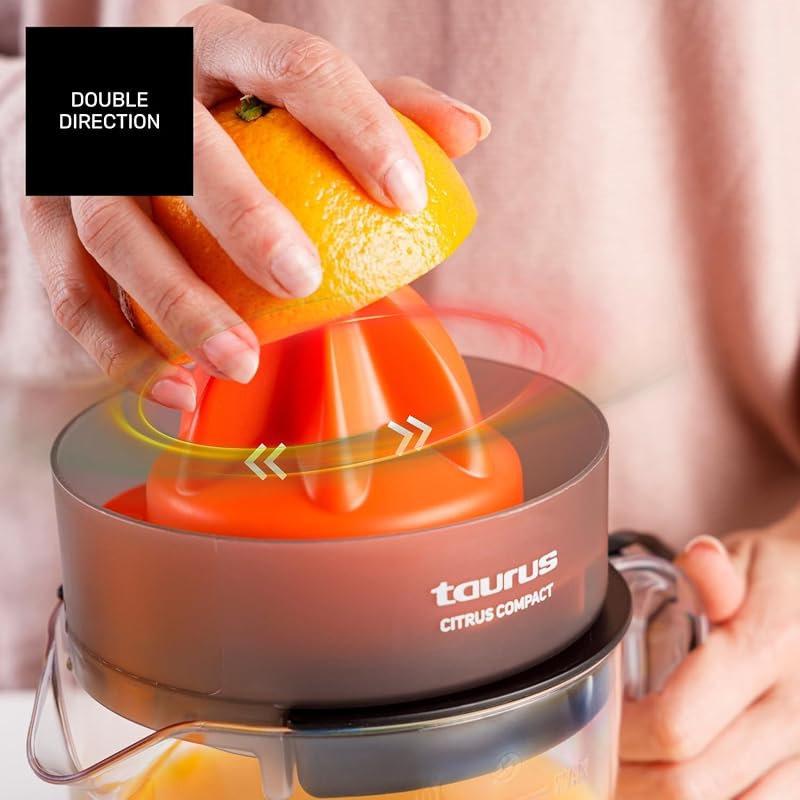 - Citrus Compact Exprimidor Eléctrico, 800 ml, Doble Giro, BPA Free
