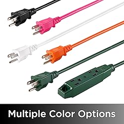 UltraPro 25 Ft Indoor Extension Cord 3 Outlet