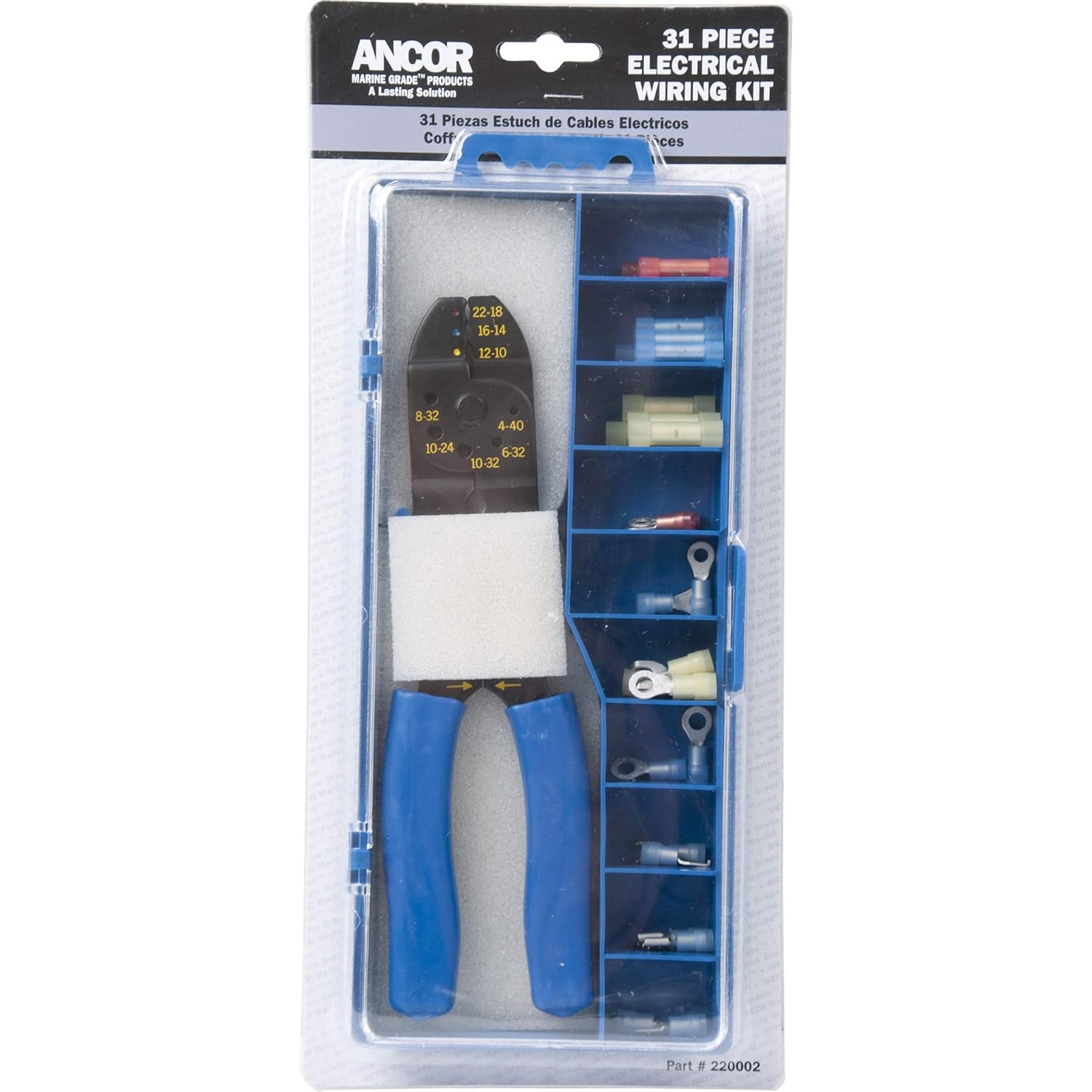 Ancor 220002 Marine Grade Electrical Premium Nylon Insulated Double