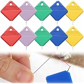 20PCS Square Needle Threader Tool, Automatic Hand Sewing Needle Threader | Simple Sewing Machine Needles Threaders, for Embroidery, Hand Sewings, Cross-Stitch Craft, Suitable for All Needles Sizes