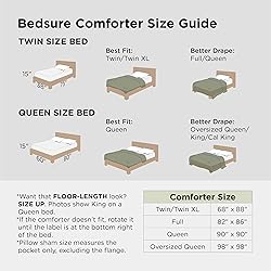 Bedsure Queen Comforter Set - Beige Comforter Queen