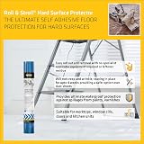 Everbuild Roll & Stroll Hard Surface Protector 600mm x 75m Transparent Blue view 3