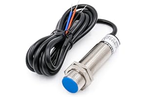 Heschen M18 Capacitive Proximity Sensor Switch Shield Type LJC18A3-5-Z/BY Detection 5mm 10-30VDC 200mA PNP Normally Open(NO) 3 Wires