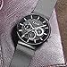Watch Men’s Fashion Stainless Steel Classic Black Casual Watch With Mesh Band Waterproof Analog Quartz Wrist Watch