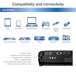 Epson Pro EX9210 1080p+ WUXGA 3,400 lumens color