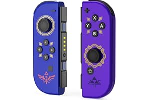 AUGEX Switch Controllers, Upgraded Switch Controller for NS Game, L/R Wireless Controller Compatible with Nintendo Switch, Switch Controller with Wake-up/Screenshot (Blue)