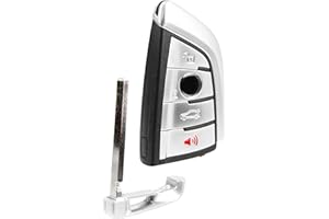 Keyless Entry Remote Key Fob Replacement 433 Mhz for 2014-2019 BMW Series 3 5 X5 X6 (NBGIDGNG1, FEM, BDC)