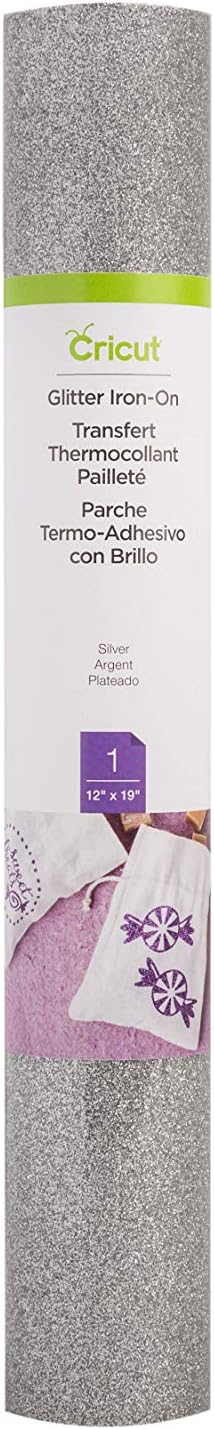 Cricut Glitter Iron On Vinyl Sheets, 12 
