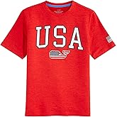 vineyard vines Boys' USA Short-Sleeve Harbor Performance Tee