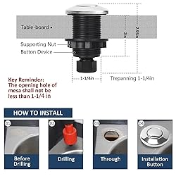 Garbage Disposal Air Switch Kit Dual Outlet Sink