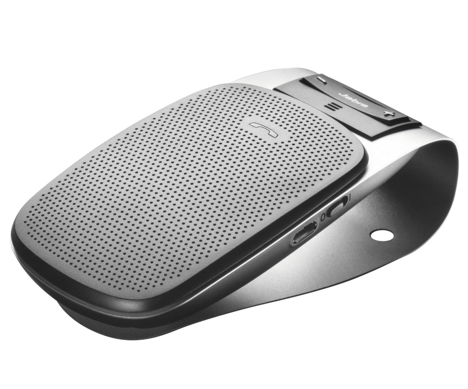 Jabra Drive Bluetooth In-Car Speakerphone – Noise Cancelling Hands-Free Microphone and Speaker for Calls, Music Streaming and GPS – Black