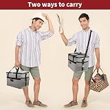 Vinsani 20L Cooler Bag Large Capacity Insulated Foldable Leakproof Portable view 7