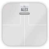 Garmin Index S2, Smart Scale with Wireless Connectivity, Measure Body Fat, Muscle, Bone Mass, Body Water% and More, White