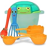 Melissa & Doug Sunny Patch Seaside Sidekicks Sand Baking Set-Beach Toy, Outdoor Play for Kids Ages 3+