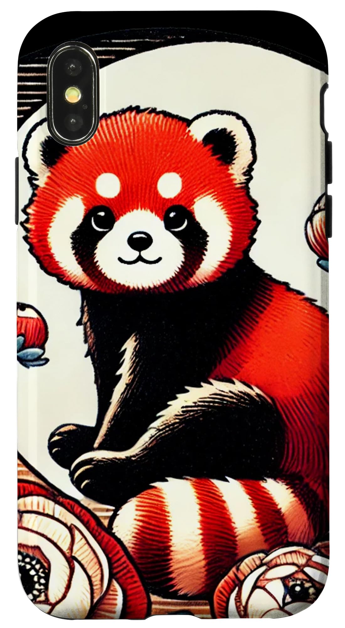 iPhone X/XS Red Panda Illustration Red Pandas design Case