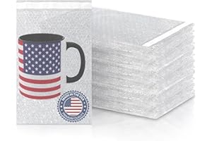 PRIMPKG Bubble bag packaging 6x9.5 inch, self-sealing bubble bags, buffer bags, thickened shockproof foam bags for moving, transportation and storage Usable Size 6x8.5 inch(50PCS)