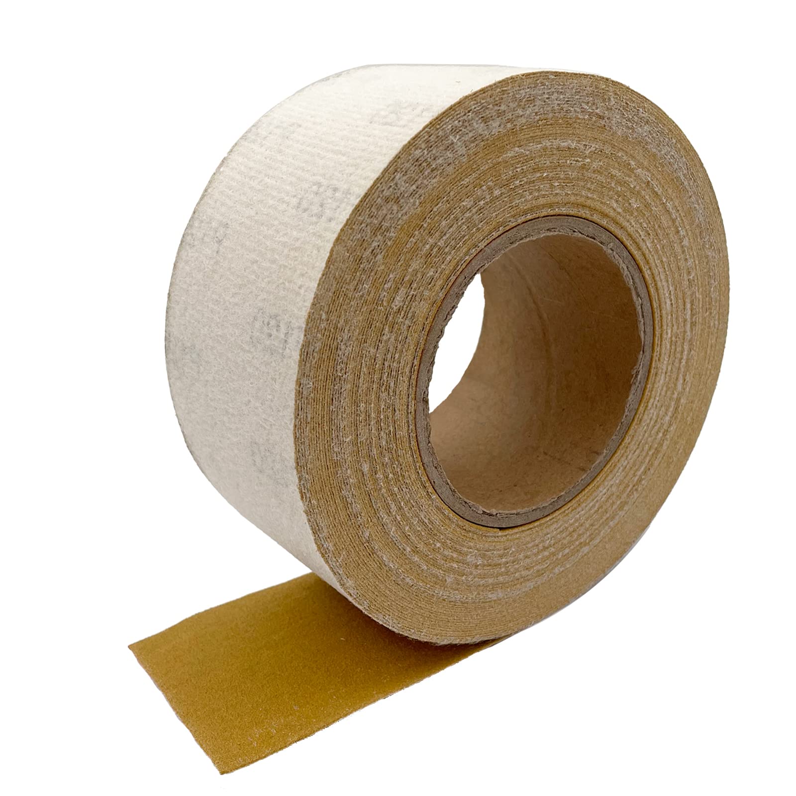 Hook and Loop Sandpaper Roll, 2-3/4" X 20 Yard Aluminium Oxide Hook-and-Loop Backed Sand Paper Emery Cloth for Wood Furniture Finishing Metal Sanding Polishing and Woodworking (120 Grit)