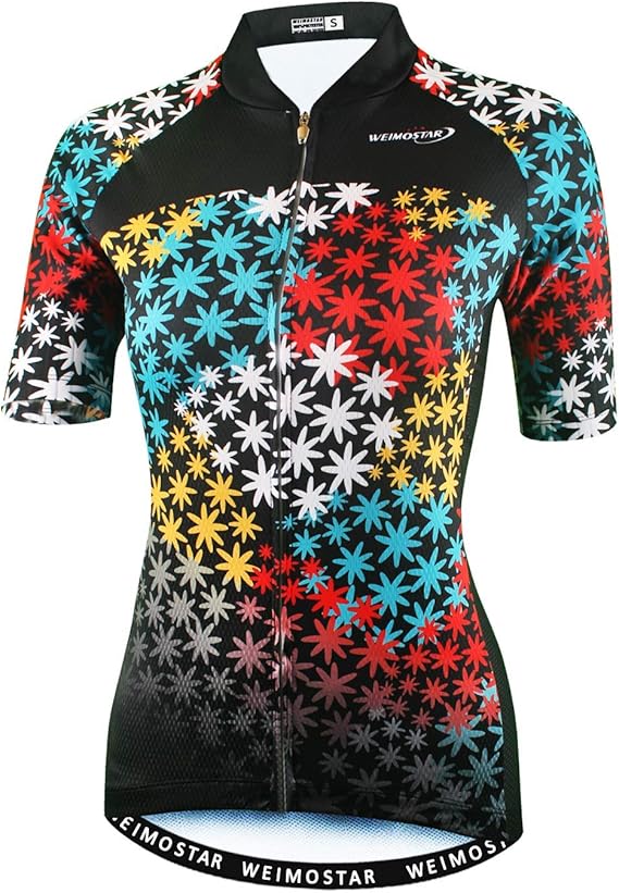 Weimostar Ciclismo Jersey De Las Mujeres De Ciclismo Camisetas De Bicicleta De Verano De Lycra