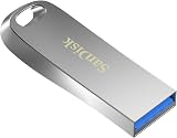 SanDisk Ultra Luxe 512GB USB 3.2 Gen 1 Flash Drive Type A 400MB/s Read Metal view 4