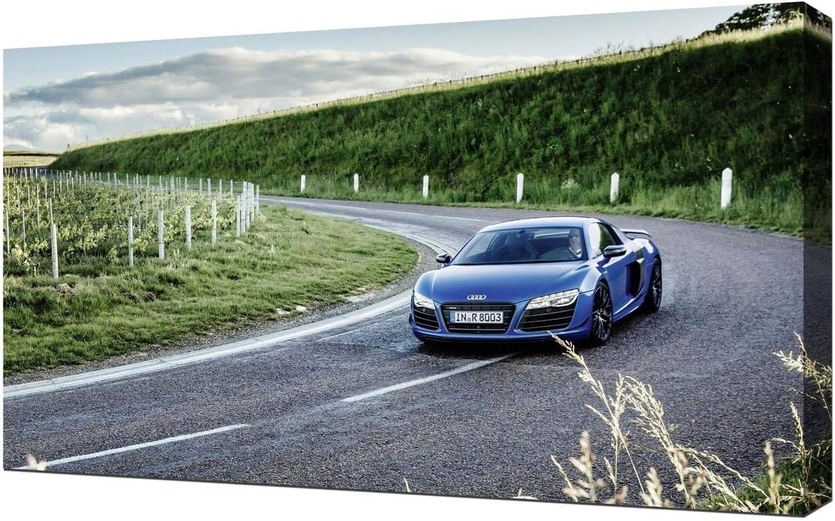 Amazon Com Lilarama Usa 15 Audi R8 Lmx V6 Canvas Art Print Wall Art Canvas Wrap Posters Prints