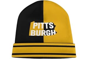 CN9YYKL Football City Beanie Hat Winter Knit Cuffed Cap Team Color Fashion Skull Cap Sport Fans Gift for Men Women Youth