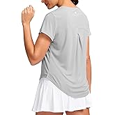 G Gradual Women's Workout Tops Short Sleeve Lightweight Athletic Yoga Running Shirts Loose Fit Quick Dry Gym T-Shirts