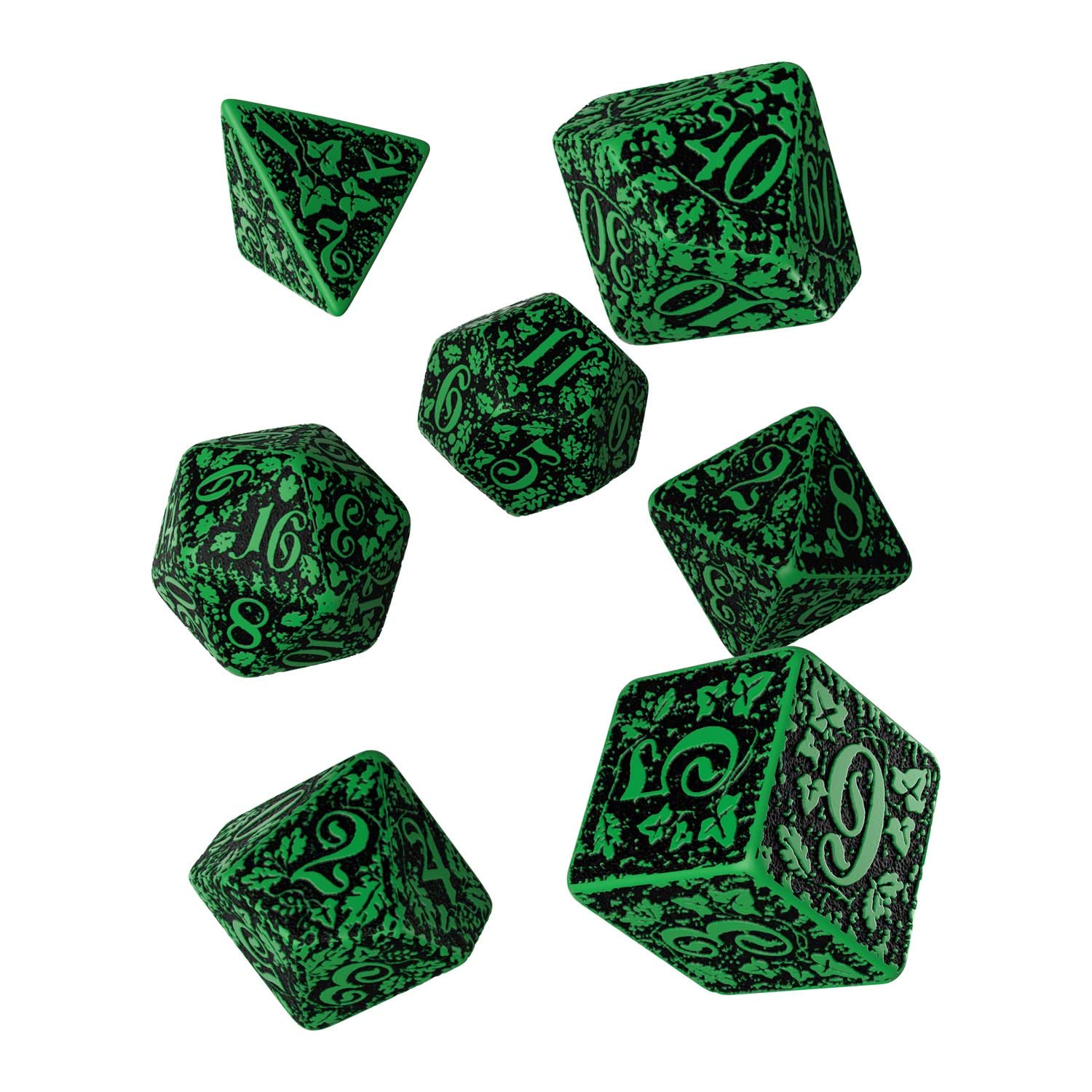 Qworkshop QworkshopSFOR15 Forest 3D Dice Set (7-Piece)