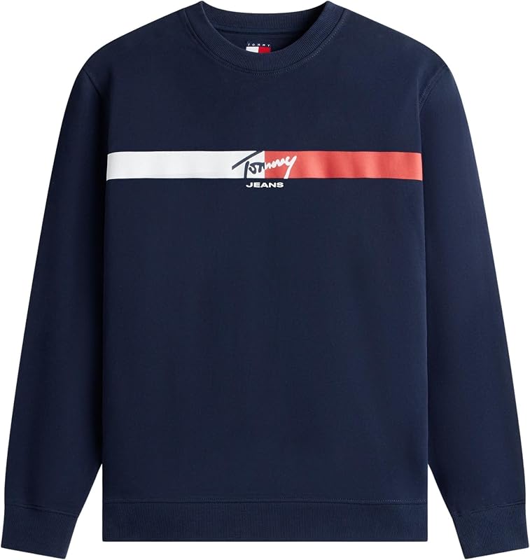 Sudadera Hombre Sign Stripe Regular Fit, Azul (Dark Night Navy), XXL