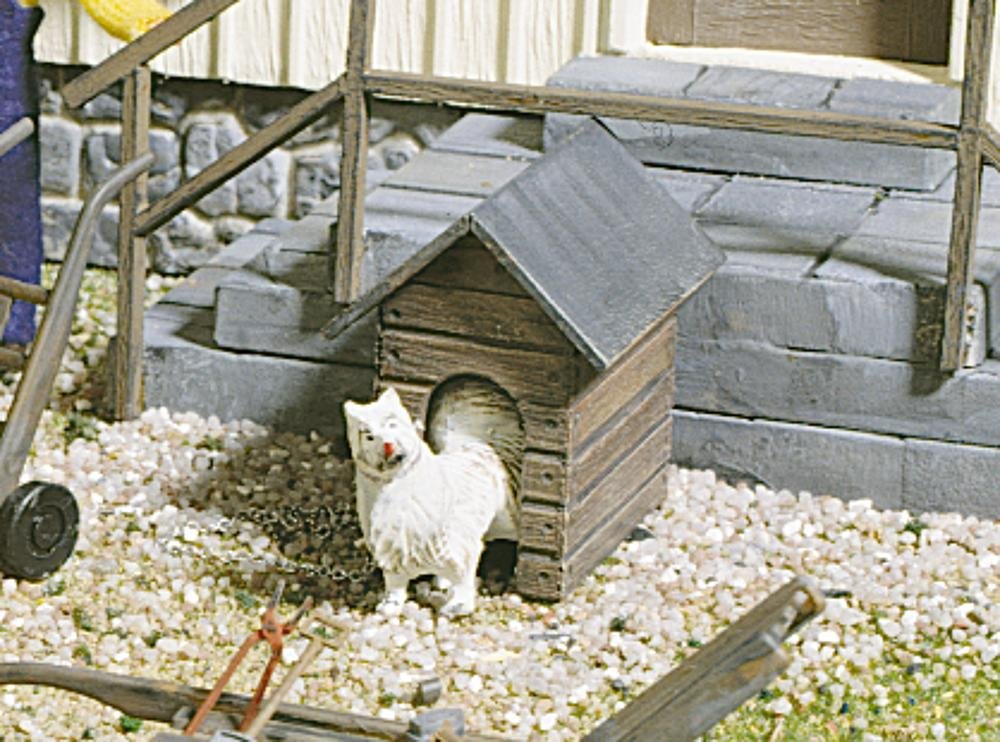 POLA 333210 – 1 Dog Kennel, Model Railway, Model Making